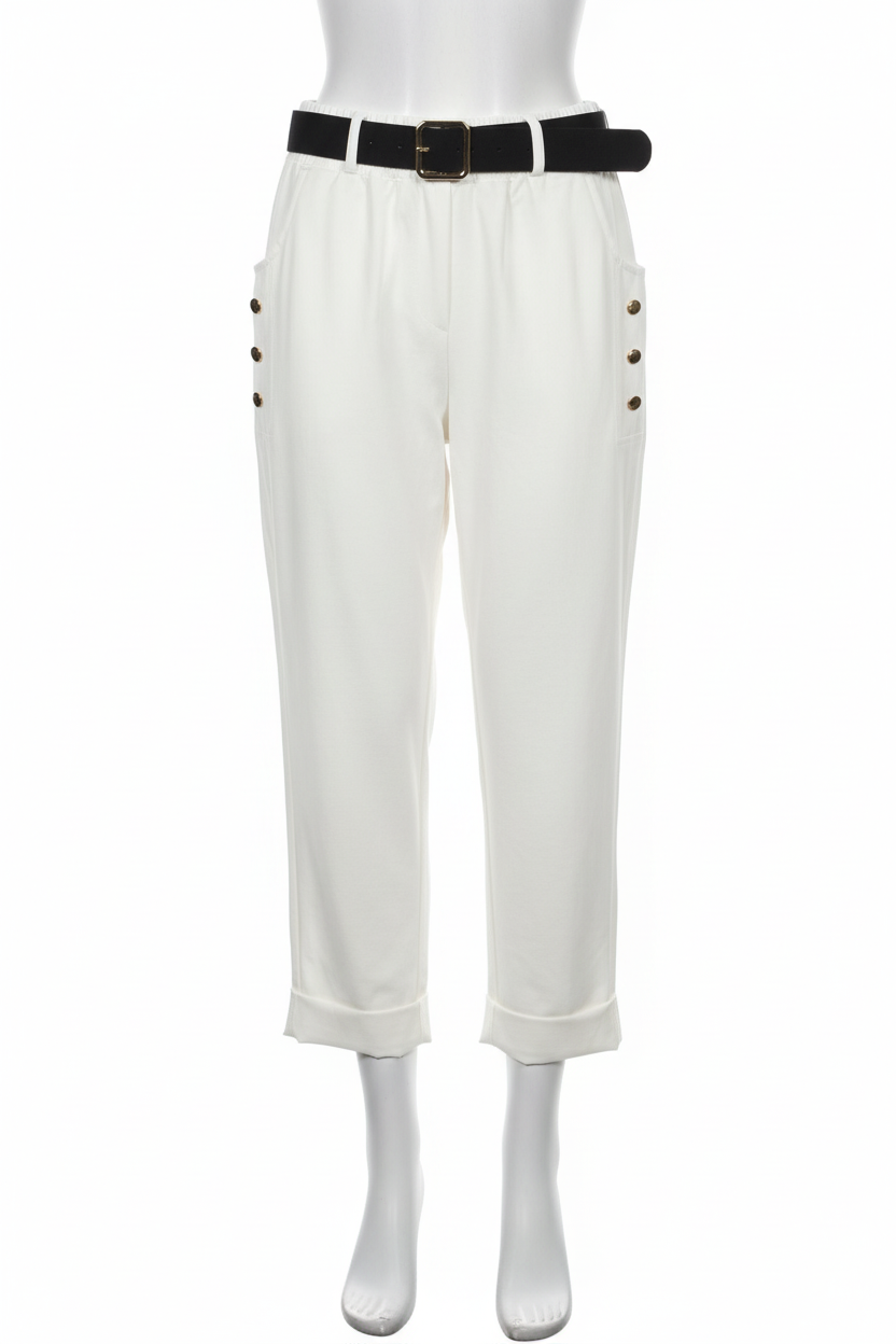 Pantalone in cotone elasticizzata